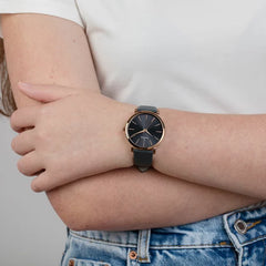 Cargar imagen en el visor de la galería, RELOJ EN CUERO PARA MUJER FESTINA BOYFRIEND F20373/2 - NEGRO
