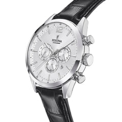 Cargar imagen en el visor de la galería, RELOJ EN CUERO PARA HOMBRE FESTINA TIMELESS CHRONO F20542/1 - NEGRO
