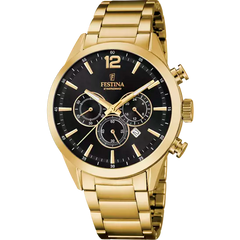 Cargar imagen en el visor de la galería, RELOJ ANÁLOGO PARA HOMBRE FESTINA TIMELESS CHRONO F20633/3 - DORADO

