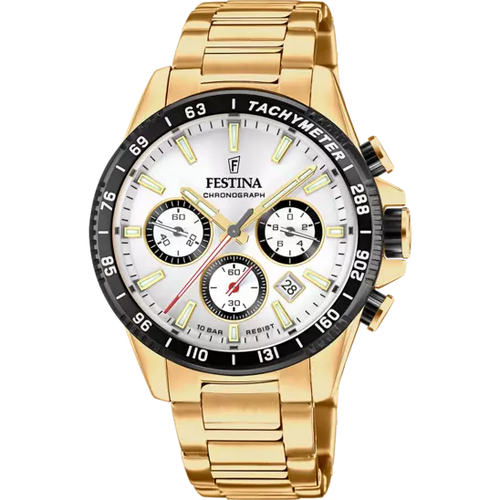 RELOJ ANÁLOGO PARA HOMBRE FESTINA TIMELESS CHRONO F20634/1 - DORADO