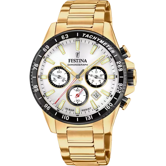 RELOJ ANÁLOGO PARA HOMBRE FESTINA TIMELESS CHRONO F20634/1 - DORADO