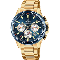 Cargar imagen en el visor de la galería, RELOJ ANÁLOGO PARA HOMBRE FESTINA TIMELESS CHRONO F20634/2 - DORADO
