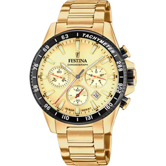 Cargar imagen en el visor de la galería, RELOJ ANÁLOGO PARA HOMBRE FESTINA TIMELESS CHRONO F20634/6 - DORADO
